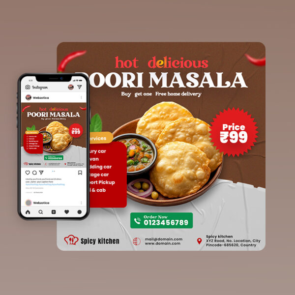 PSD poori masala poster